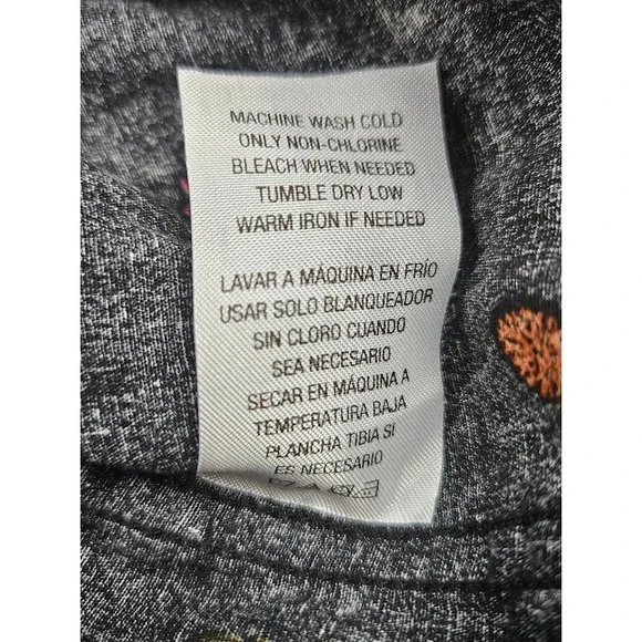 Roebuck Co Shirt Mens Size XL Black Christmas Elf Bells Button Up All Over Print - Picture 7 of 9